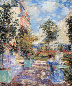 In a French garden